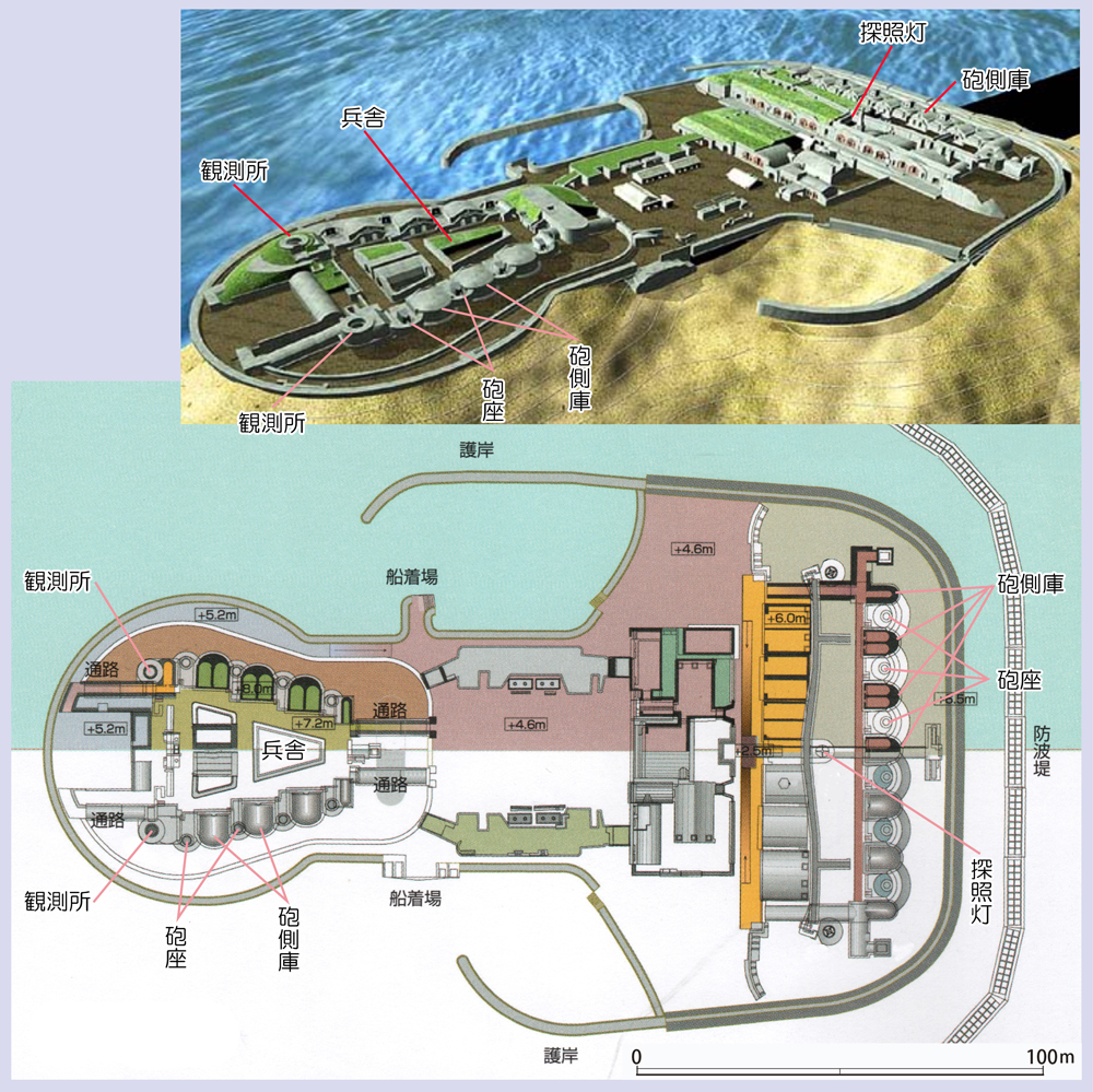 第三海堡図