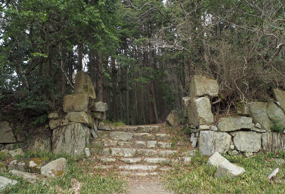 観音寺城伝平井丸虎口