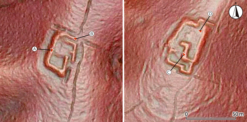 福寿丸山崎丸赤色立体図