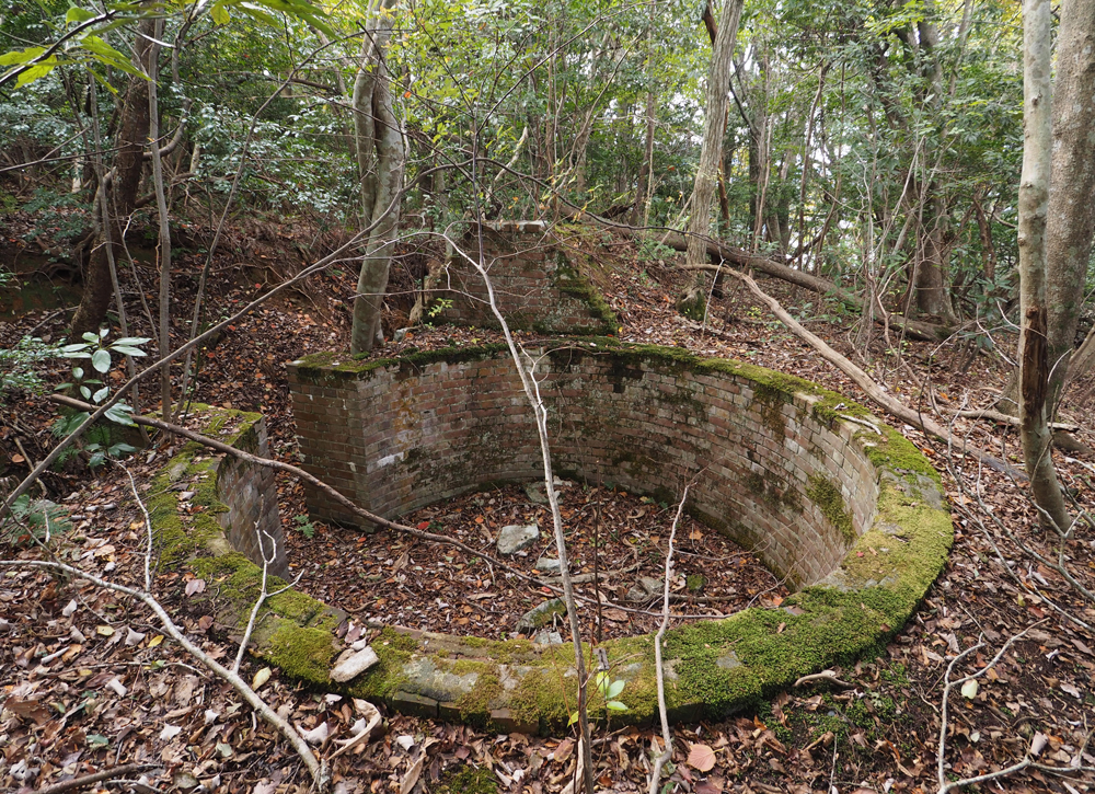 金岬砲台南方高地観測所指揮所