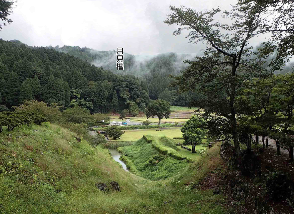 朝倉館･中御殿間から月見櫓