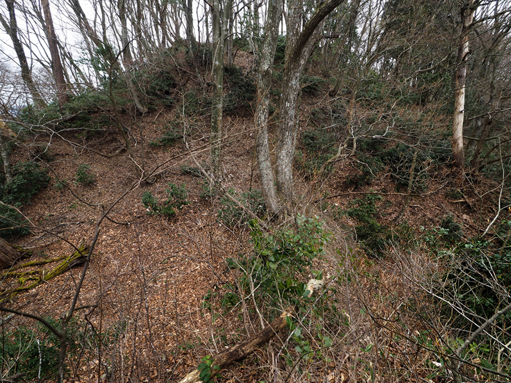 一乗谷城 堀切f