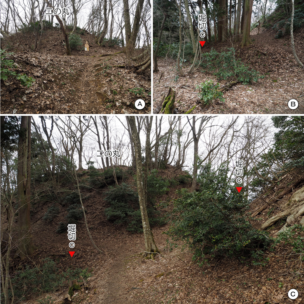 一乗谷城二の丸周辺