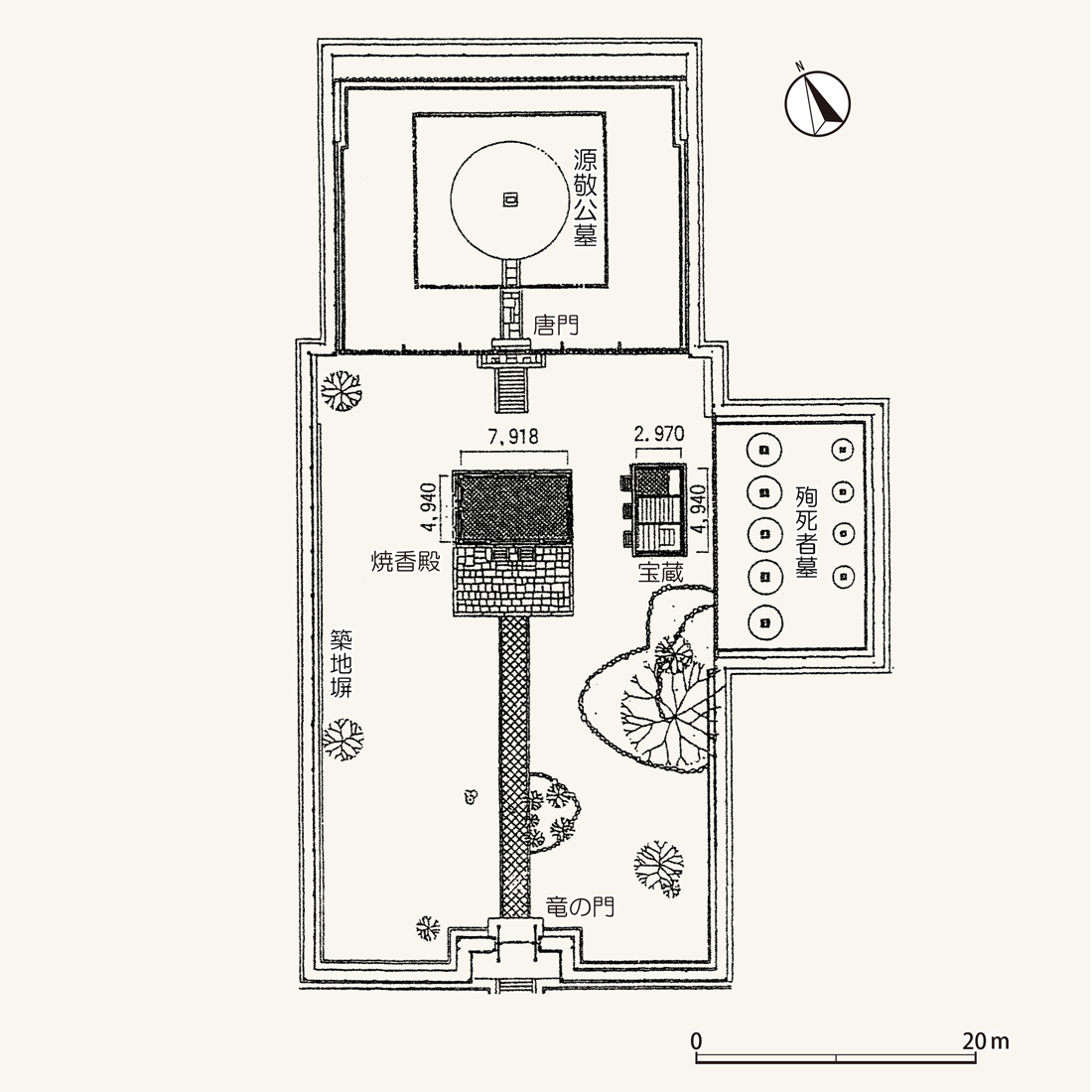 源敬公廟全体図