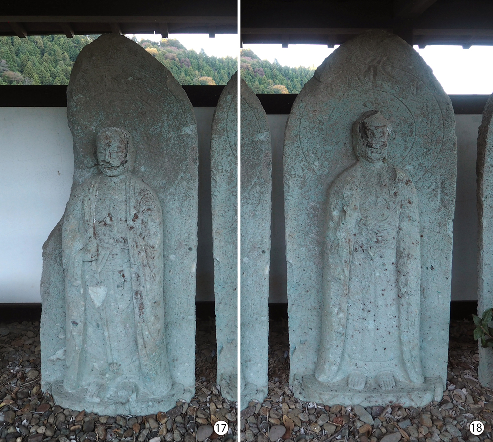 地蔵(No.17)、阿弥陀(No.18)