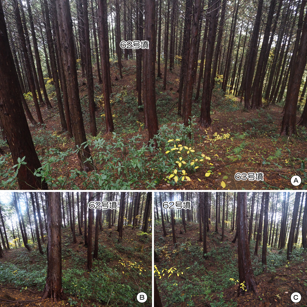 62・63号墳、堀タ