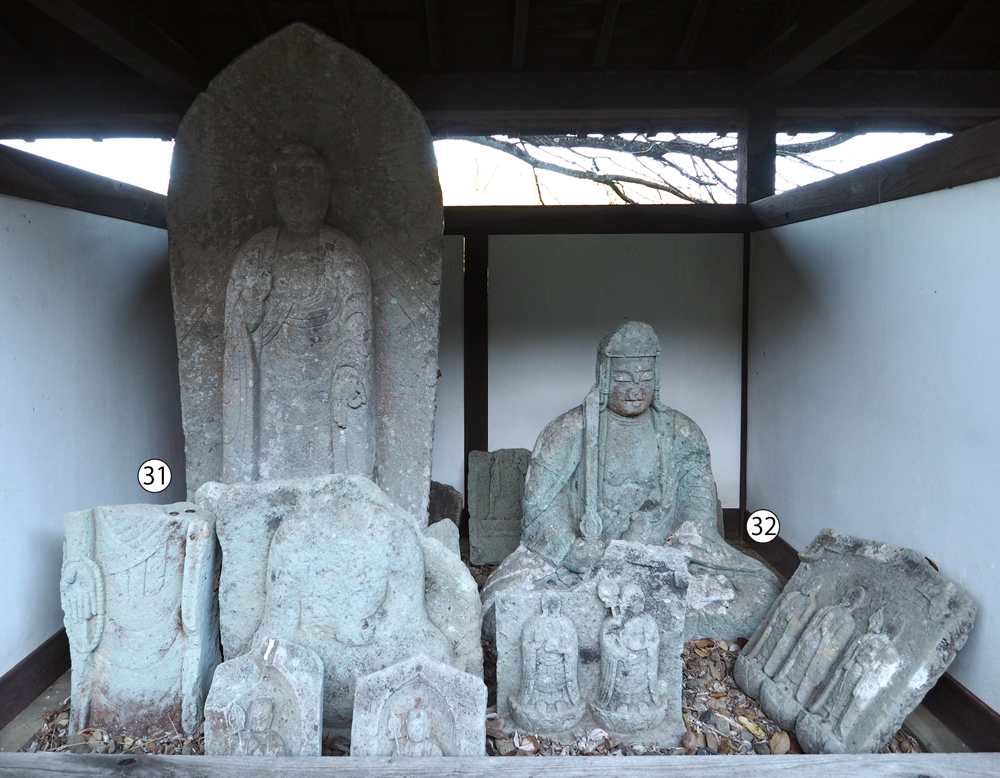 阿弥陀(No.31)、虚空蔵(No.32)