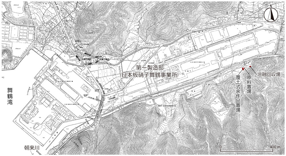 第三海軍火薬廠第一製造部現況図