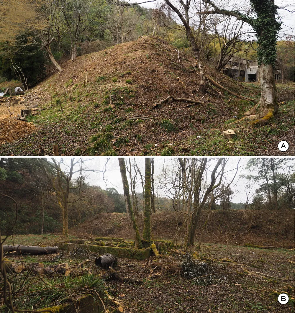 第三海軍火薬廠砲熕谷土塁