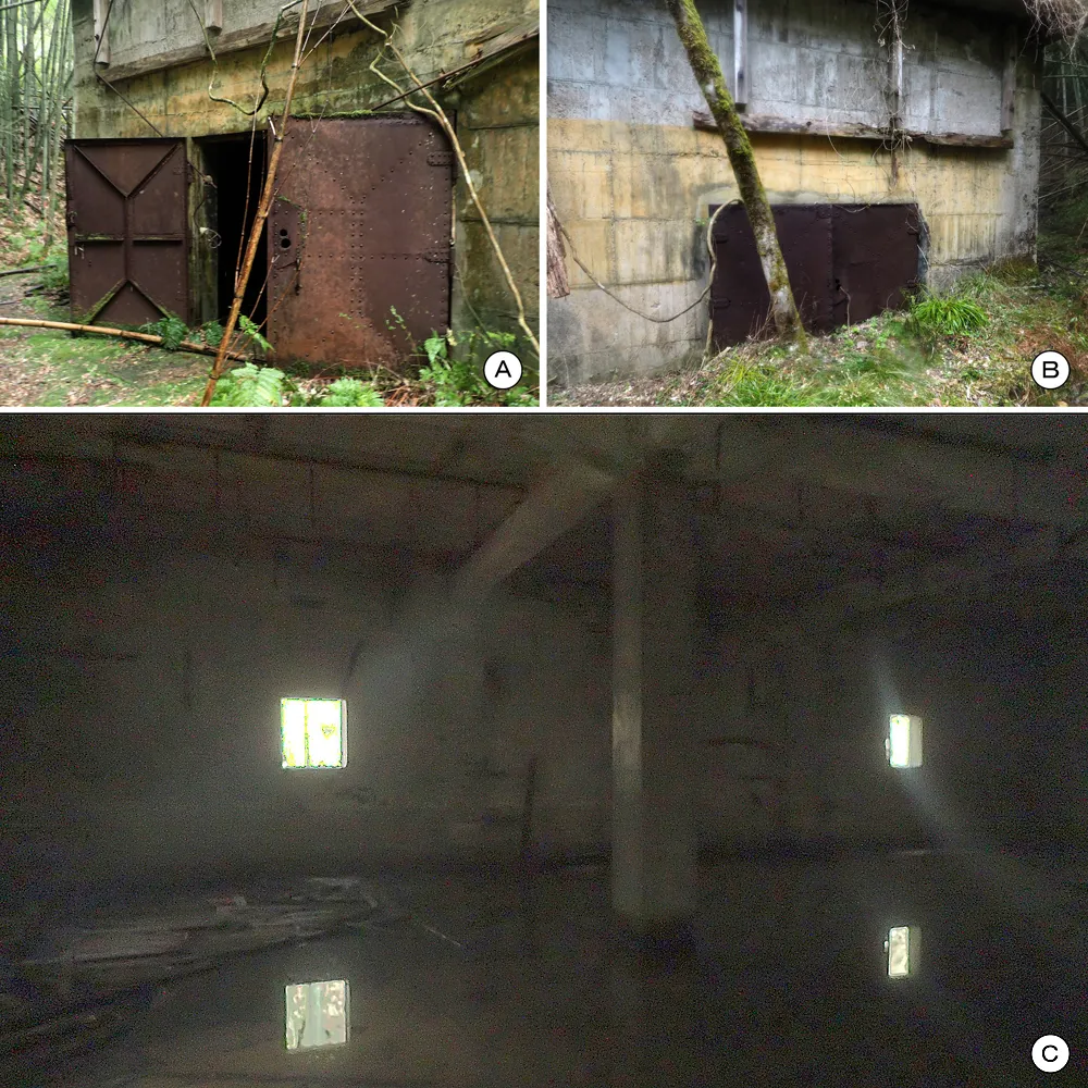 第三海軍火薬廠砲熕谷爆薬庫