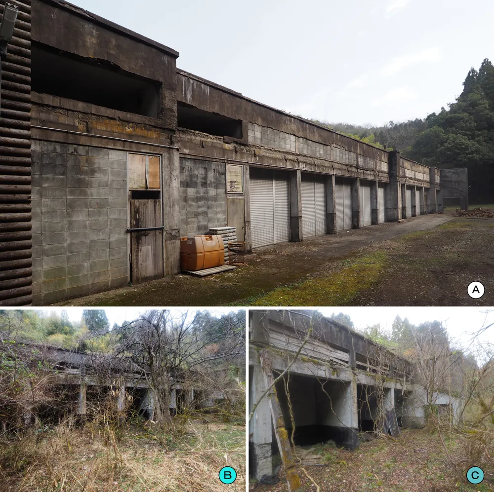 第三海軍火薬廠空水谷東区 空水炸薬成形工場