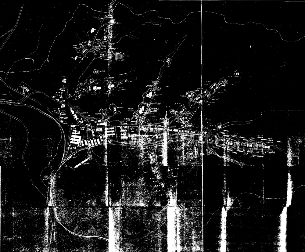 第三海軍火薬廠第二製造部施設配置図