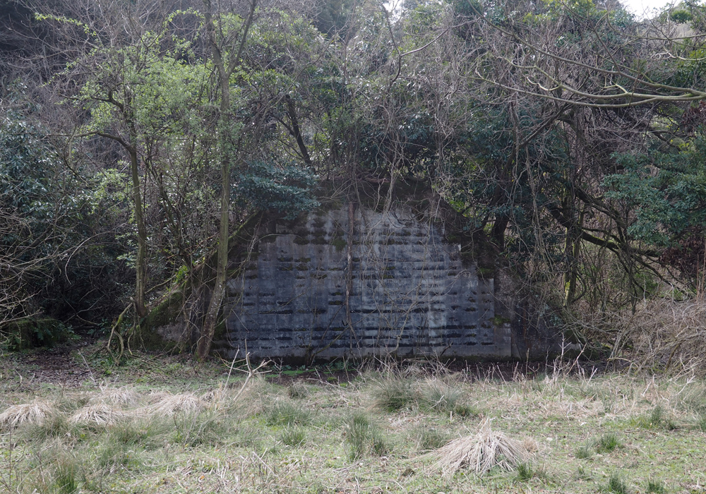 第三海軍火薬廠第一製造部 覆土式余作品置場