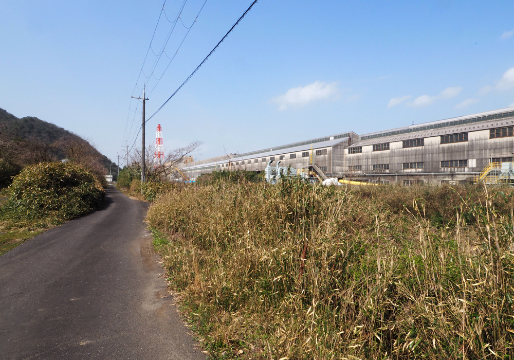 第三海軍火薬廠第一製造部 南側現況