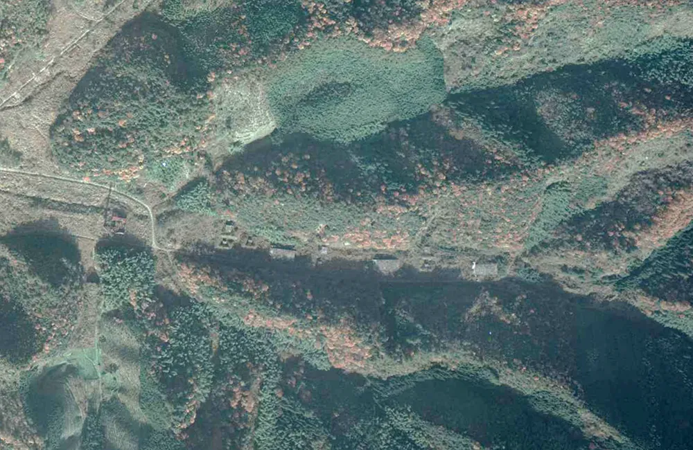 第三海軍火薬廠(乾燥谷周辺)空中写真