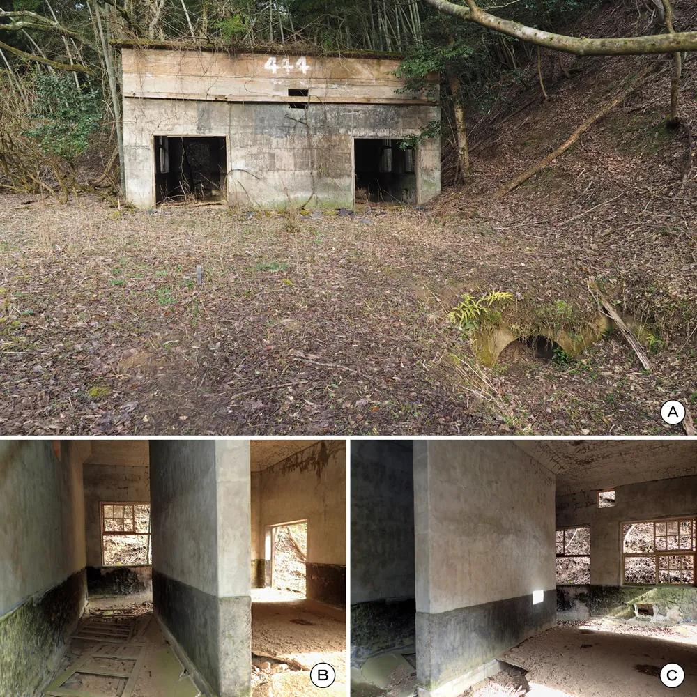 乾燥谷3区 乾燥爆薬置場暗渠内部