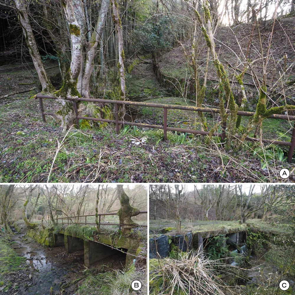 第三海軍火薬廠未完成地区谷口付近