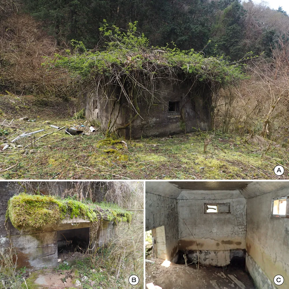 乾燥谷3区 爆薬乾燥場付属建物(爆薬庫)