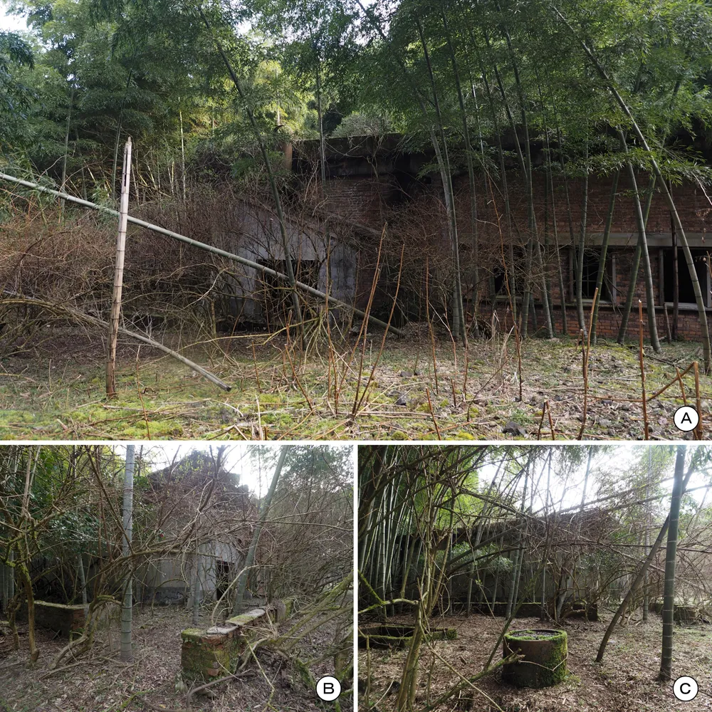 乾燥谷2区 爆薬乾燥場