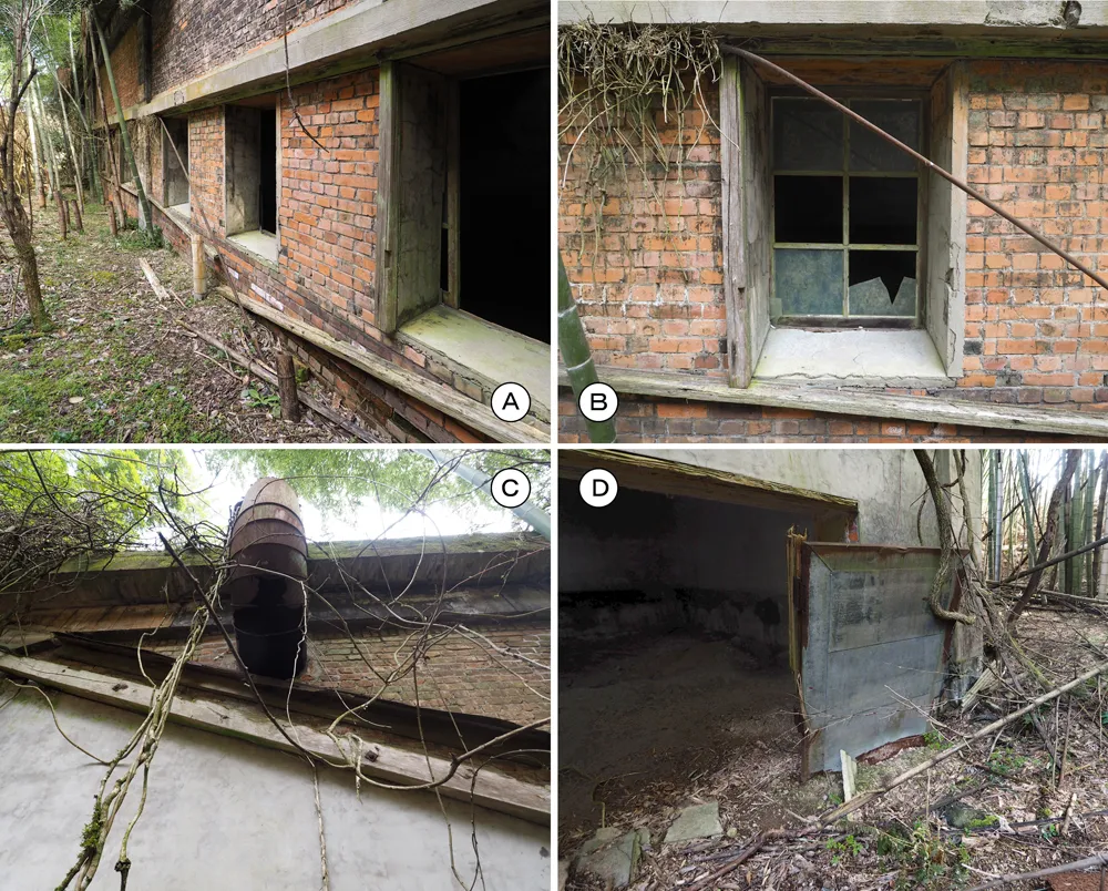 乾燥谷2区 爆薬乾燥場部分