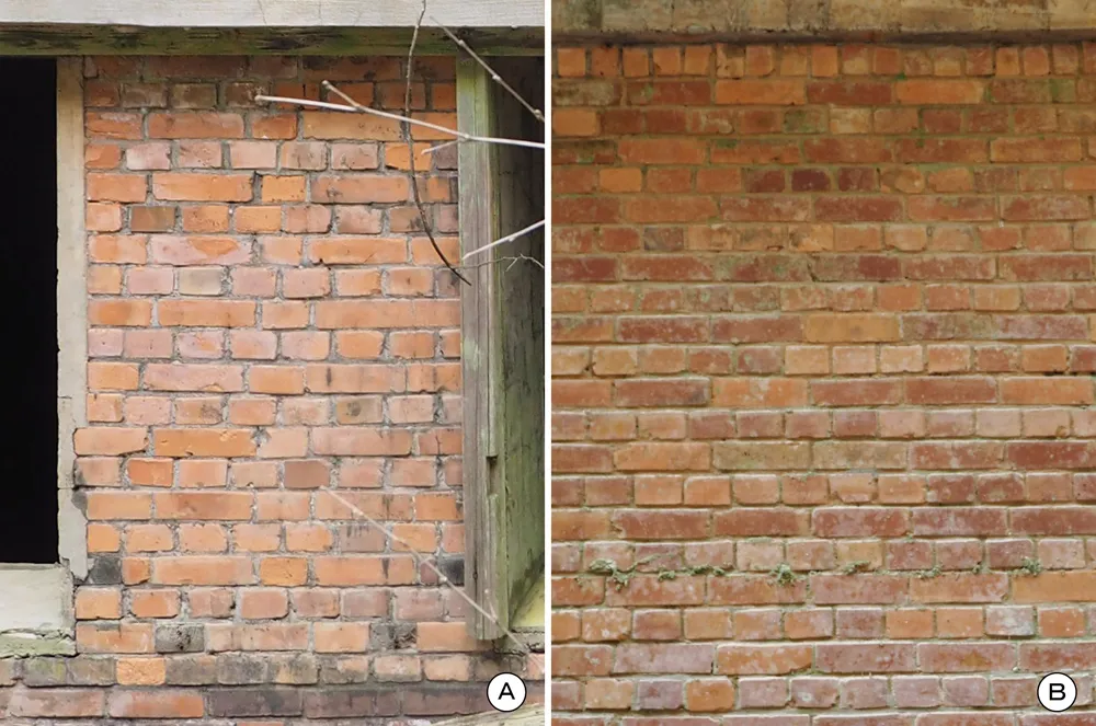 乾燥谷2区 爆薬乾燥場煉瓦積み