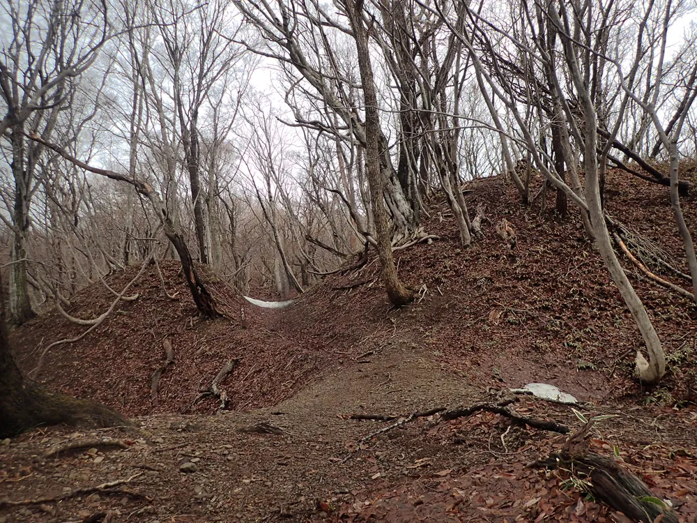 上平寺城 枡形虎口