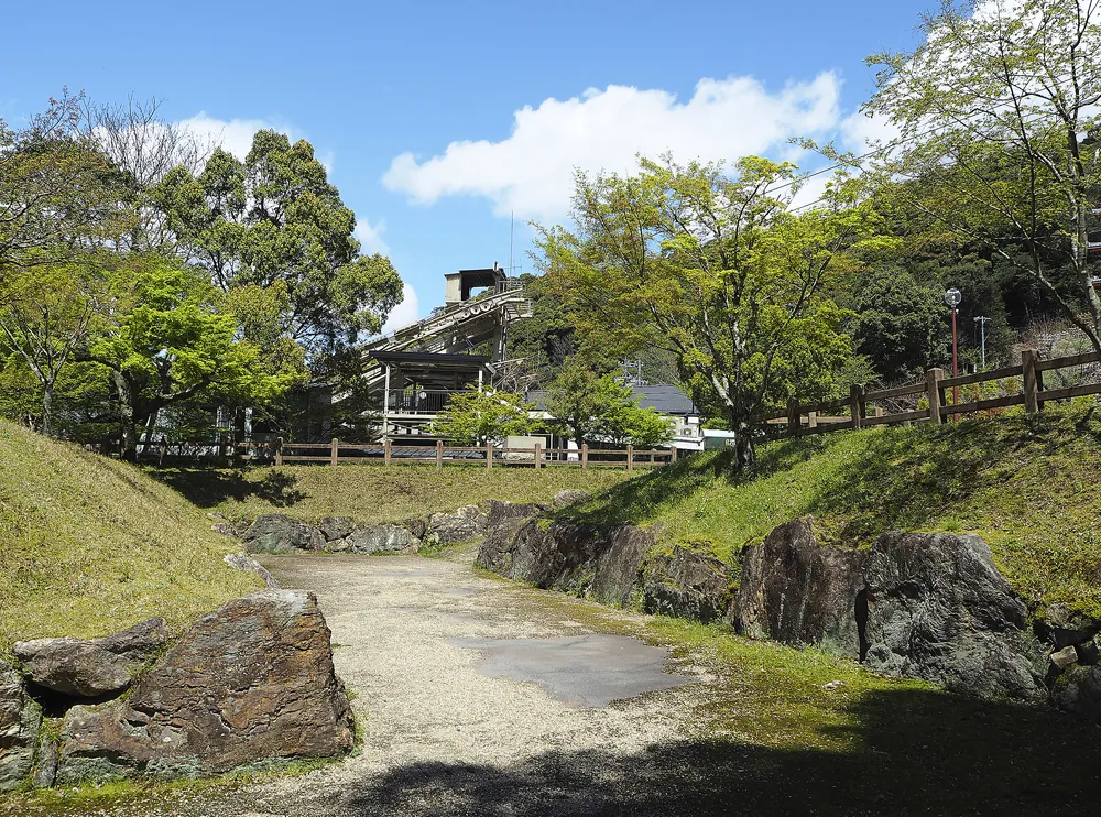 岐阜城 千畳敷(居館)虎口