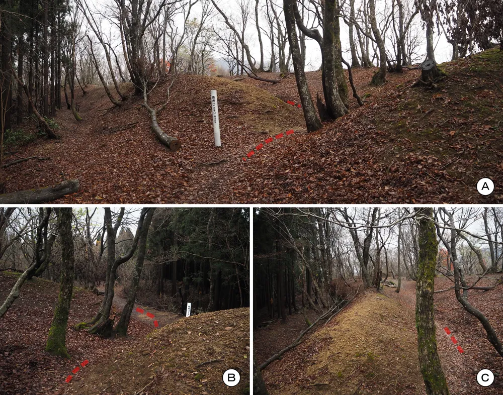 玄蕃尾城虎口E(大手虎口)