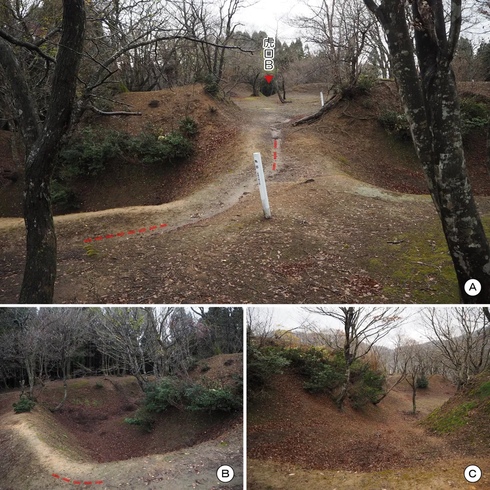 玄蕃尾城虎口A(南馬出)