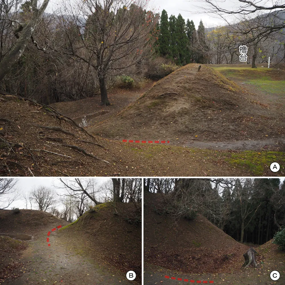 玄蕃尾城虎口B(北馬出)