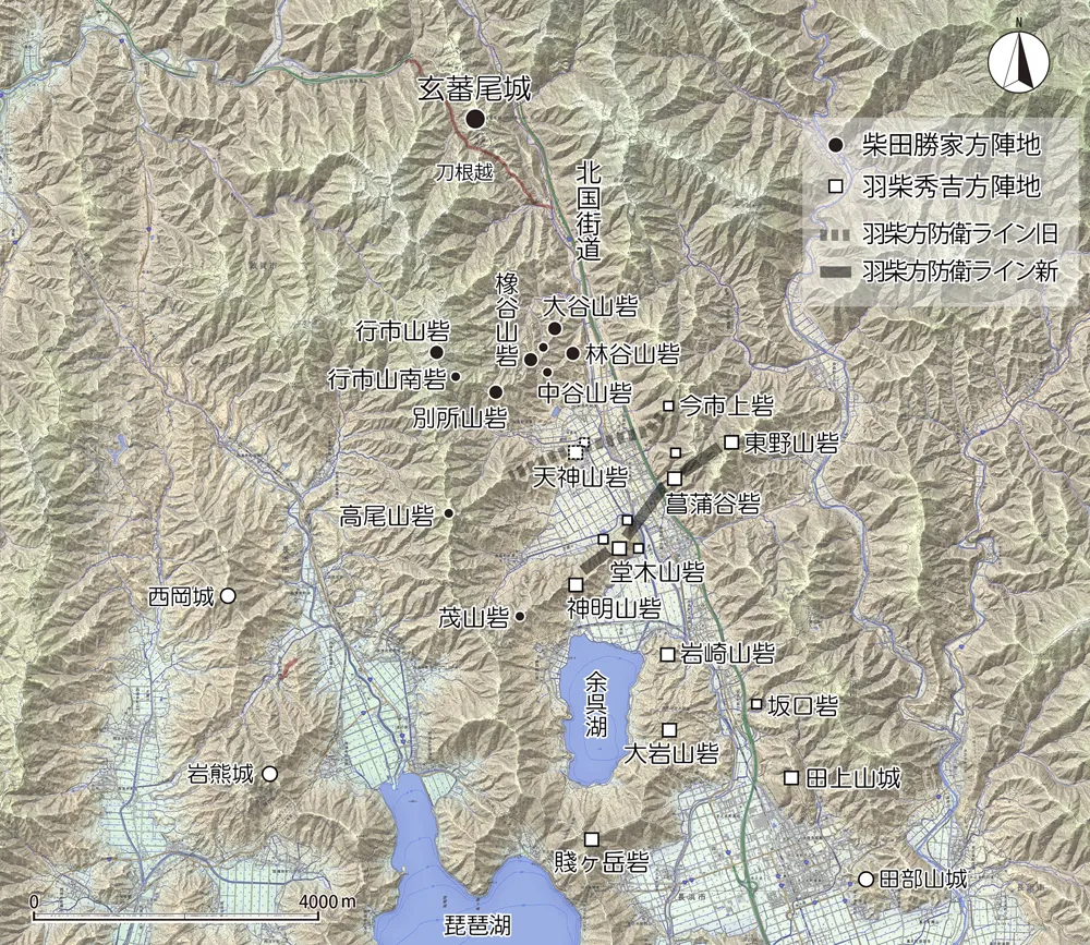賤ヶ岳の戦い陣城群