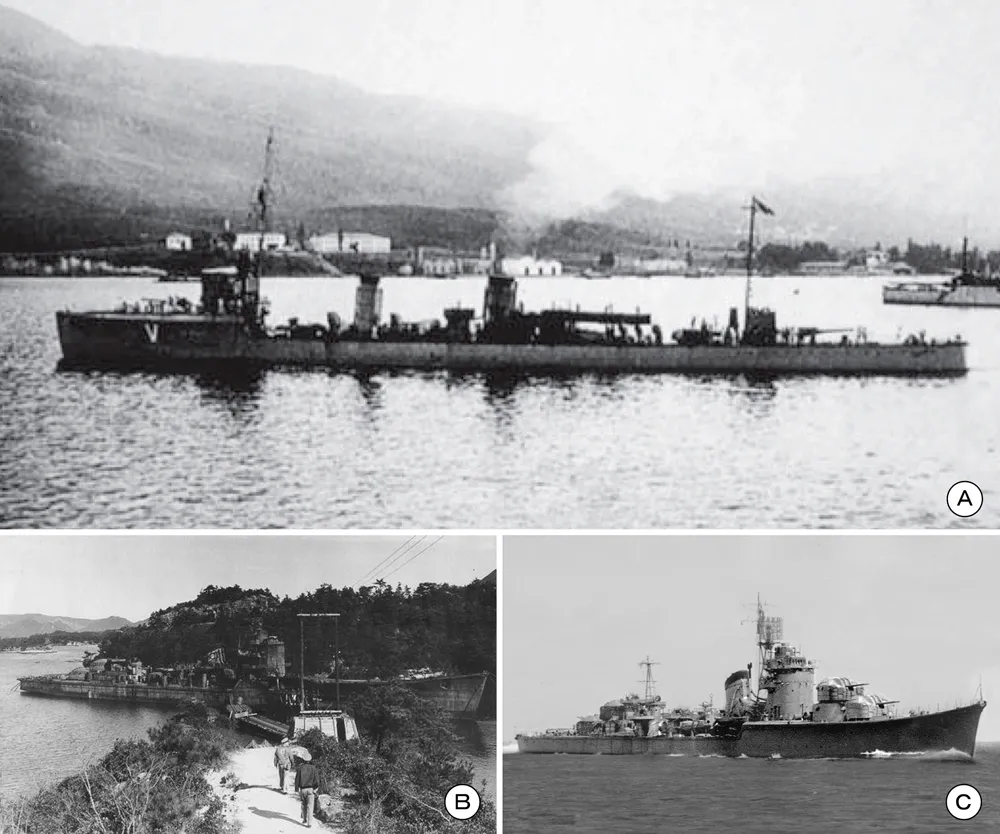 駆逐艦柳涼月冬月