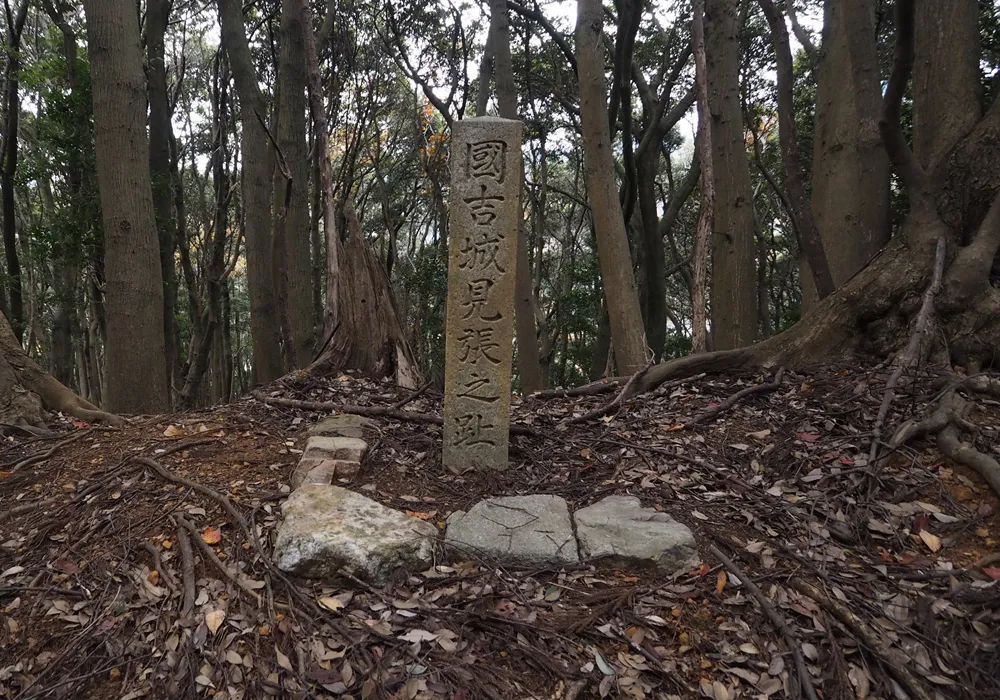 中山の付城主郭標柱