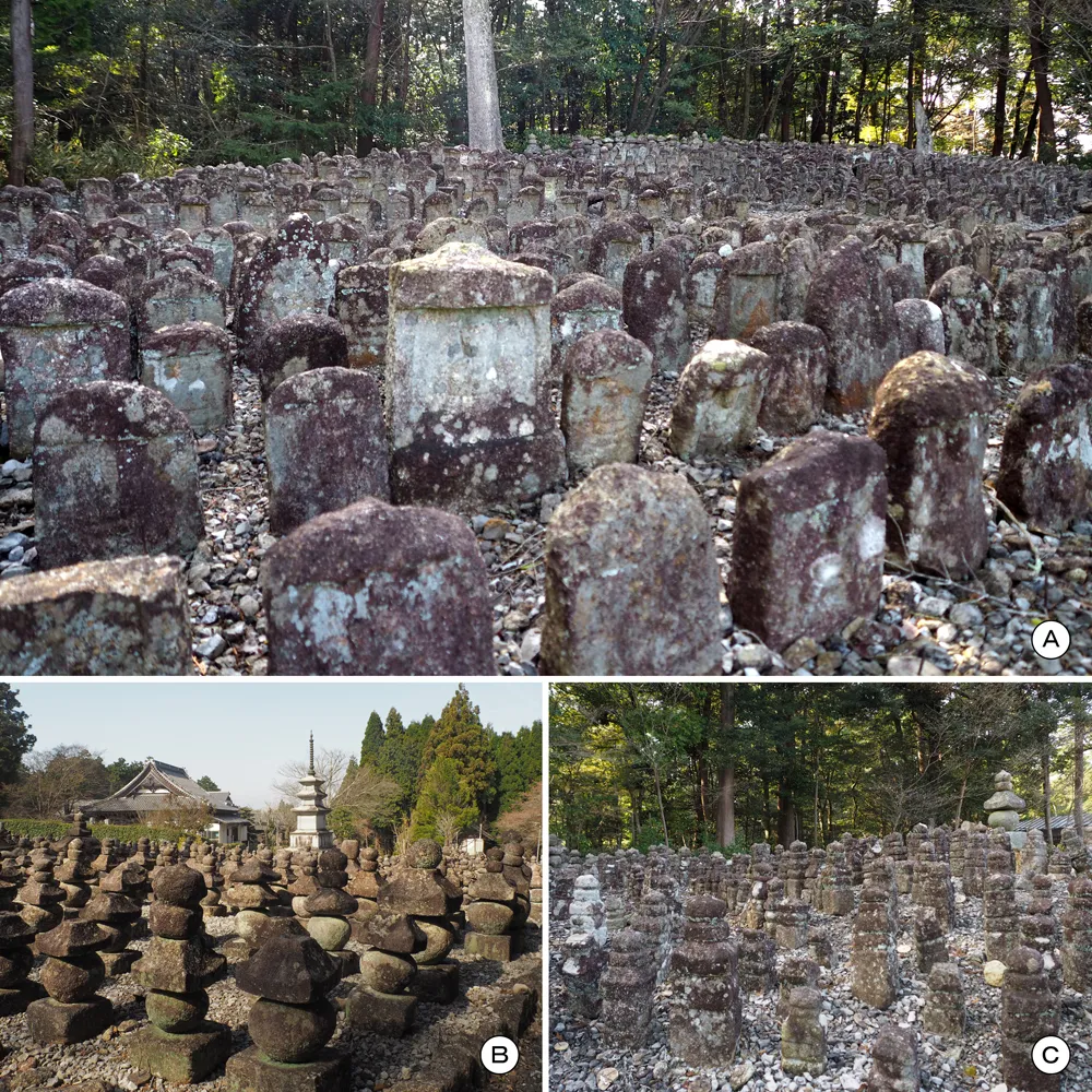 百済寺引接寺石仏石塔