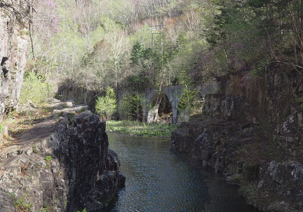 第二音更川陸橋と泉翠峡