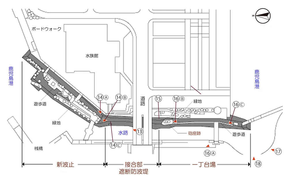 鹿児島旧港施設 図