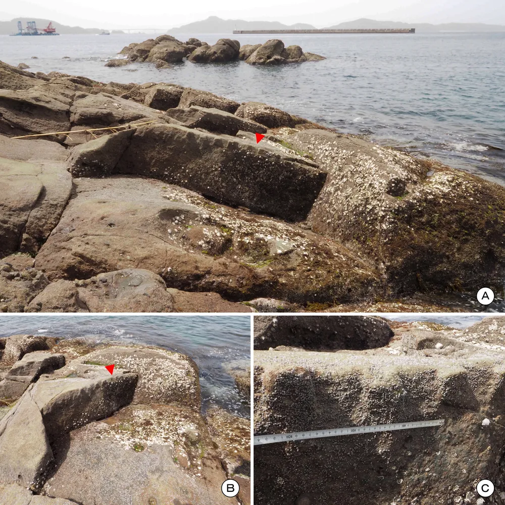 四郎ヶ島台場 四郎ヶ島地区西端 石丁場