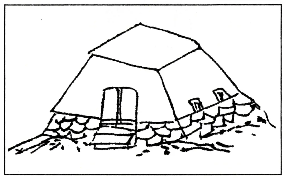 四郎ヶ島台場御石蔵絵図
